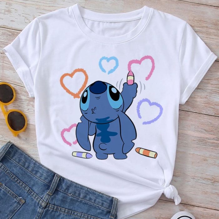 Camiseta manga curta (Lilo & stitch) - Image 34