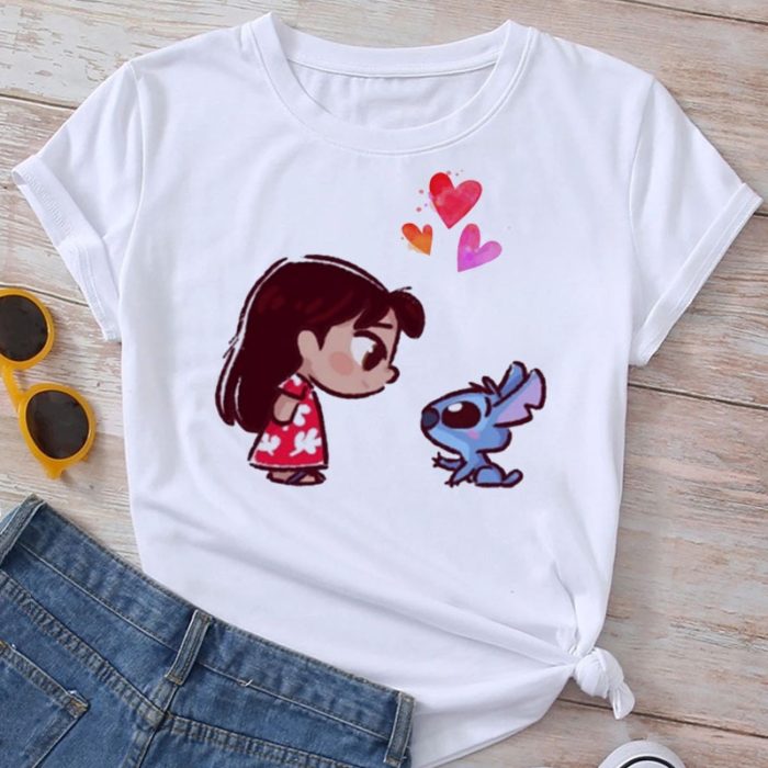 Camiseta manga curta (Lilo & stitch) - Image 35