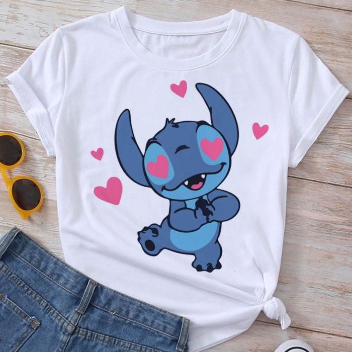 Camiseta manga curta (Lilo & stitch) - Image 29