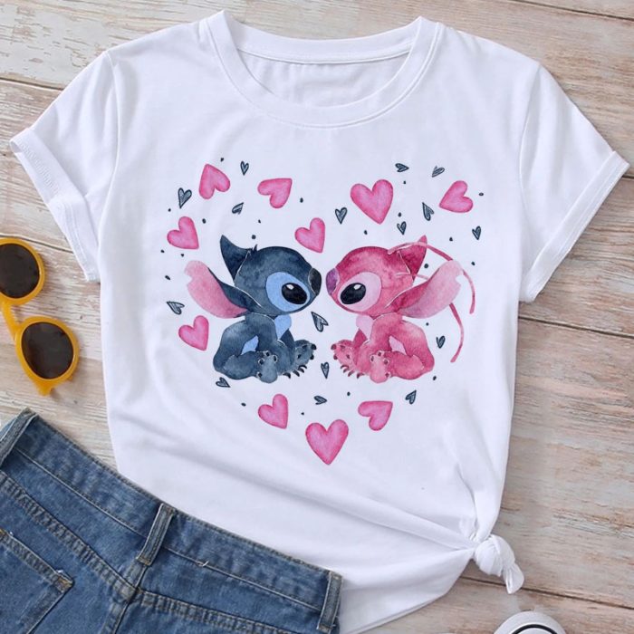 Camiseta manga curta (Lilo & stitch) - Image 17