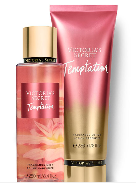 Loção corporal hidratante temptation victoria secret