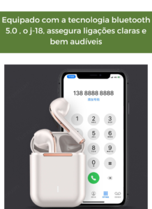 ligações claras e conexão bluetooth 5