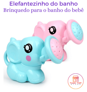 brinquedo para o banho do bebê