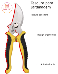 tesoura podadora com design regonômico